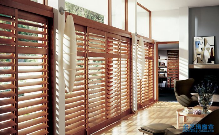 佛山木百葉窗簾生產廠家:金藝濤窗簾