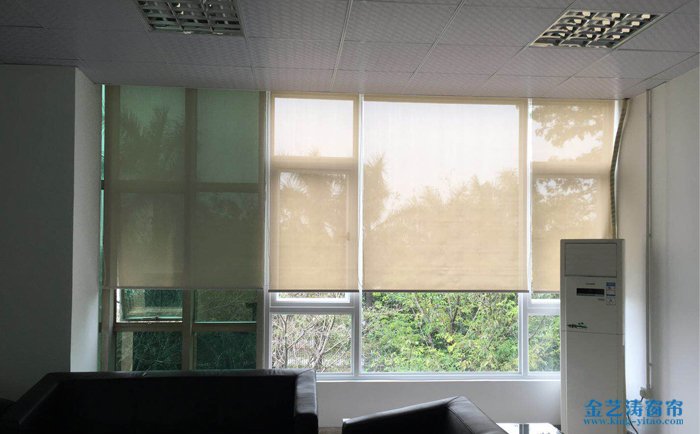 禪城區季華二路火炬創意園辦公室窗簾定做工程 禪城區季華路辦公室窗簾